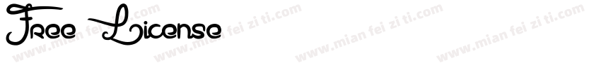 Free License字体转换